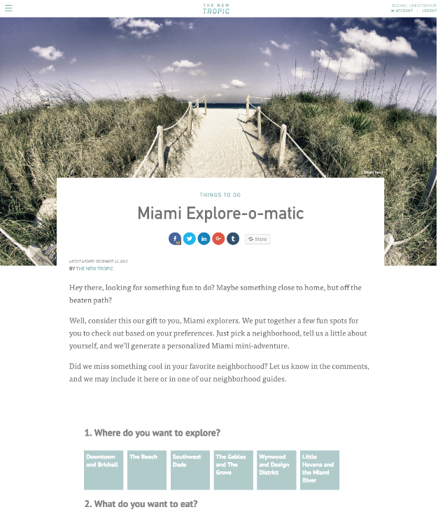 Miami Explore-o-matic
