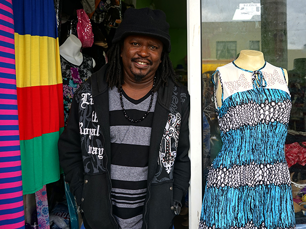 A shopkeeper featured in the Little Haiti Guide